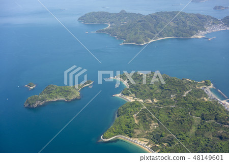 瀨戶內海區小島Tsuwajima Urashima愛媛縣 瀨戶內海區小島Tsuwajima Urashima愛媛縣 48149601