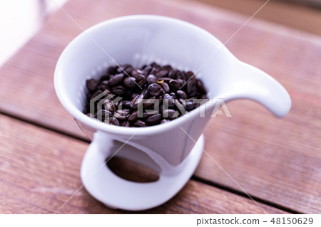 Hand drip coffee image Coffee beans Hand drip coffee image Coffee beans 48150629