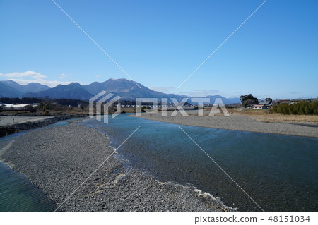 Mie prefecture Benabagawa river and mountain scenery Mie prefecture Benabagawa river and mountain scenery 48151034
