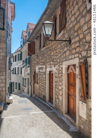 Sunny street in ancient town 48151466