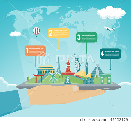 Travel infographic. Infographics for business, web sites, presentations, advertising. Travel and 48152179