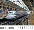 Shinkansen stopping at Nagoya Station made from photos 48152442