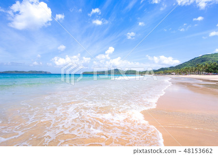 Beach sea vacation beach wave vacation skyline vacation beach 48153662