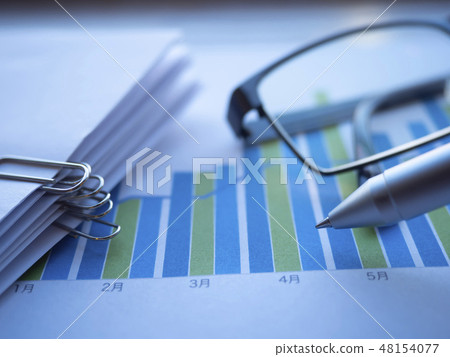 商業形象·圖·文件·眼鏡 商業形象·圖·文件·眼鏡 48154077