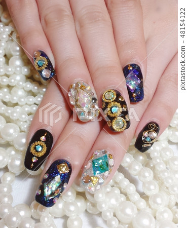 Flashy nail Flashy nail 48154122
