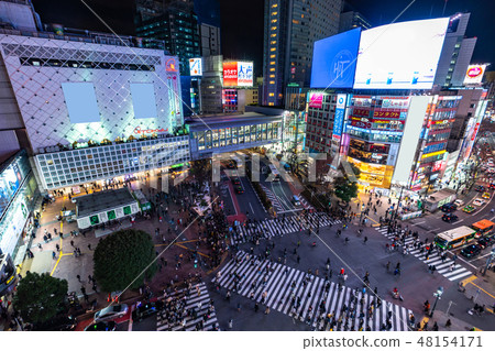  “東京”澀谷站前廣場，爭奪路口 48154171