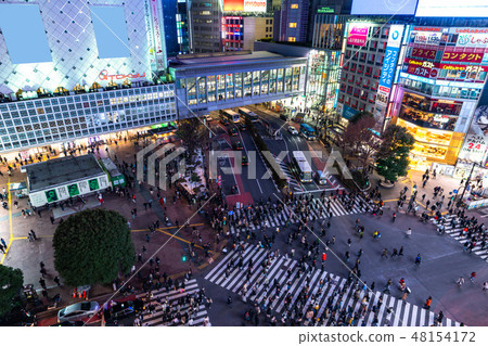  “東京”澀谷站前廣場，爭奪路口 48154172