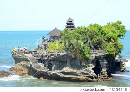 Tanah Lot water temple in Bali 48154848