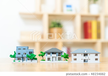 Home Mortgage Real Estate Image Miniature Model Manufacturer 48154882