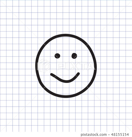 Smiley icon. Happy face symbol. Smiley icon. Happy face symbol. 48155154