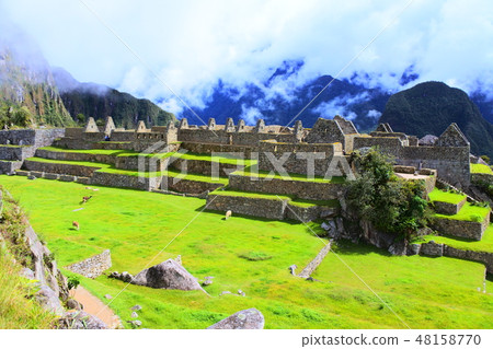 Machu Picchu Main Square and Engineer's Residence Area Machu Picchu Main Square and Engineer's Residence Area 48158770