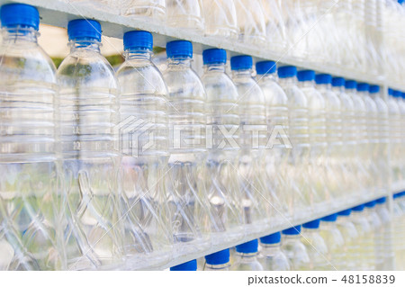 Plastic bottles, Concept of recycling Empty used  48158839
