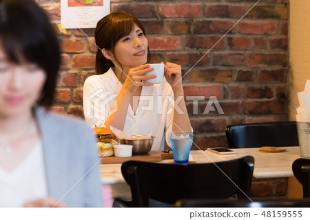 咖啡館餐廳小姐 48159555