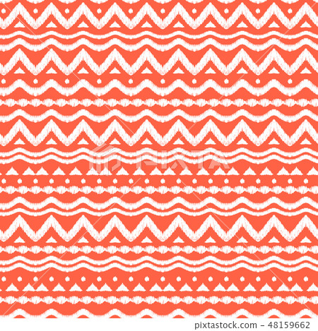 Ikat geometric folklore pattern. Ikat geometric folklore pattern. 48159662