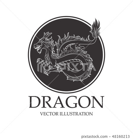 Dragon animal cartoon design 48160213