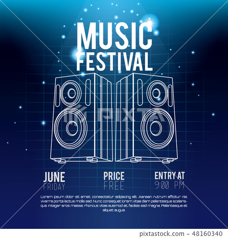 Festival music flyer 48160340