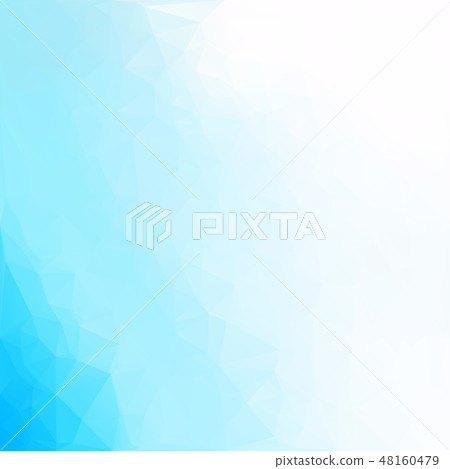 Blue Polygonal Mosaic Background  48160479