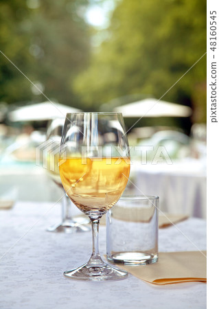 Served Table set at summer Served Table set at summer 48160545