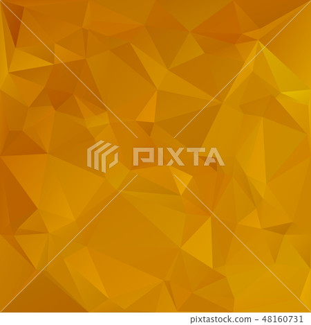 Yellow Polygonal Mosaic Background Yellow Polygonal Mosaic Background 48160731