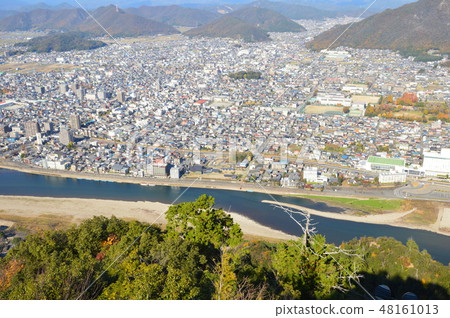 View from Kinkakuyama · Nagara River (Gifu city, Gifu Prefecture) 48161013