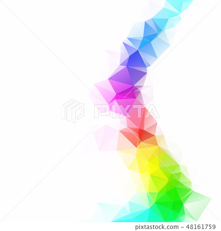 Colorful Polygonal Mosaic Background 48161759