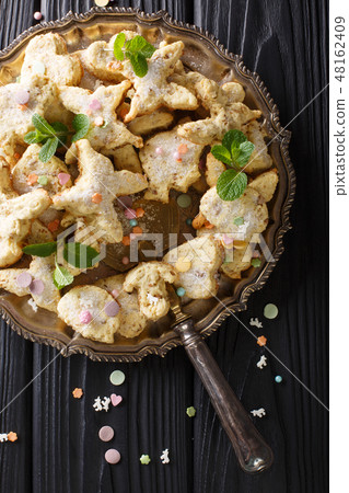 Christmas Mexican cookies hojarascas 48162409