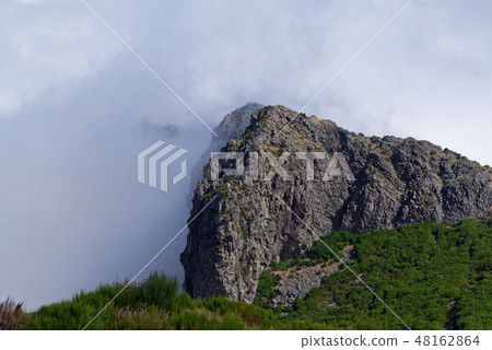 Clouds on the Pico do Arieiro mountain. Madeira Clouds on the Pico do Arieiro mountain. Madeira 48162864