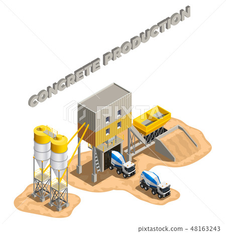Concrete Plant Area Composition 48163243