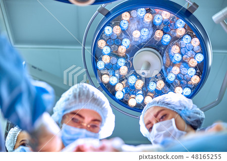 Surgeons team working in the hospital, operating room Surgeons team working in the hospital, operating room 48165255