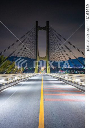 Chichibu Harp Bridge in Chichibu Chichibu Harp Bridge in Chichibu 48165689