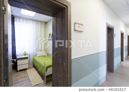 The interior room of a nursing home The interior room of a nursing home 48165817
