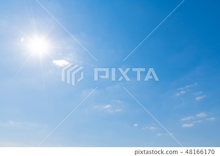 Winter blue sky Winter blue sky 48166170