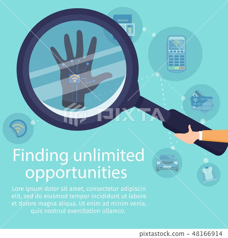 NFC Technology Use Flat Vector Banner Template 48166914
