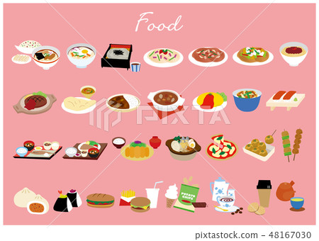 Various dishes 48167030