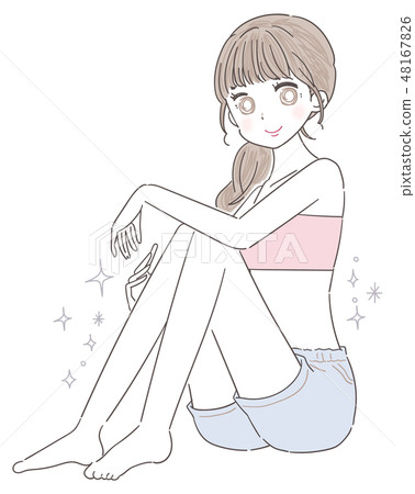 年輕女士娘娘腔全身脫毛美學 48167826