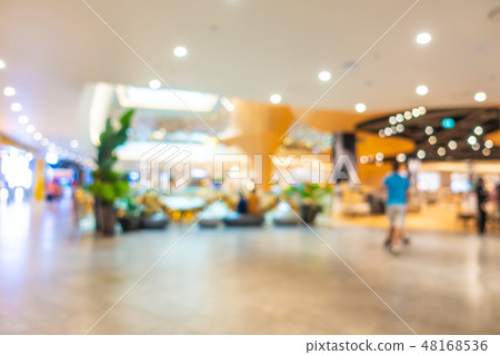 Abstract blur and defocus beautiful luxury shopping mall interior Abstract blur and defocus beautiful luxury shopping mall interior 48168536