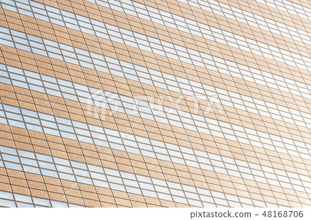 Beautiful architecture office building with glass window textures 48168706