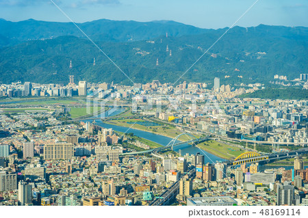 Beautiful architecture building taipei city Beautiful architecture building taipei city 48169114