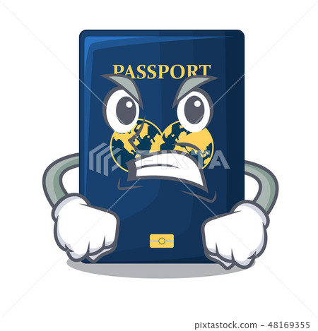 Angry blue passport in the mascot bag Angry blue passport in the mascot bag 48169355