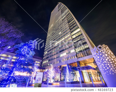 Nagoya Lucent Tower and Illuminations 48169723