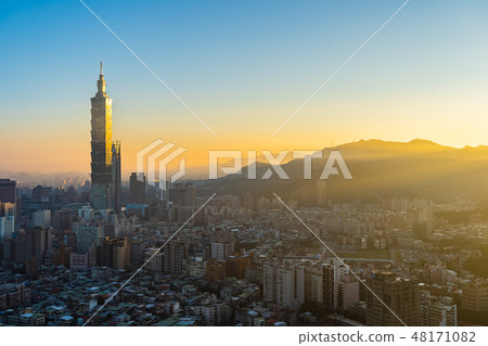 Beautiful architecture building taipei city Beautiful architecture building taipei city 48171082