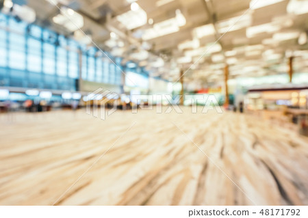 Abstract blur and defocused changi aiport terminal interior Abstract blur and defocused changi aiport terminal interior 48171792