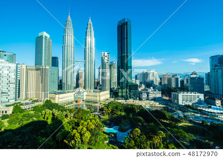 Beautiful architecture building exterior city in kuala lumpur skyline 48172970