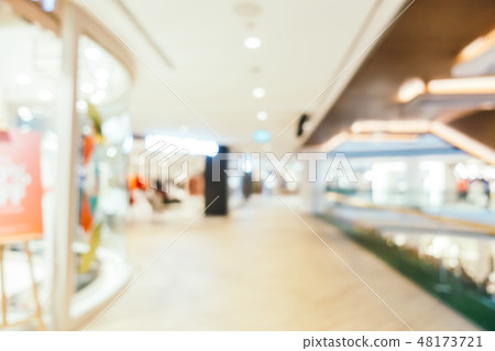 Abstract blur shopping mall interior of department store Abstract blur shopping mall interior of department store 48173721