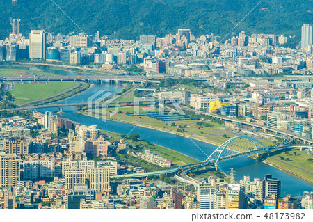 Beautiful architecture building taipei city 48173982