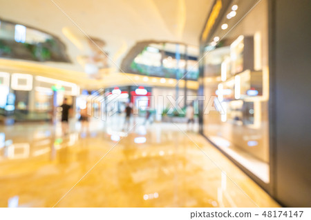 Abstract blur and defocused shopping mall of department store 48174147