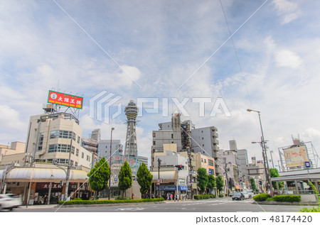 Tsutenkaku Tower. Tsutenkaku Tower. 48174420