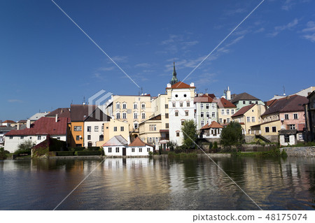 Jindrichuv Hradec castle in South Bohemia, Czech R Jindrichuv Hradec castle in South Bohemia, Czech R 48175074