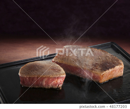 Luxury iron plate shop - fillet steak - steak - fin Luxury iron plate shop - fillet steak - steak - fin 48177203
