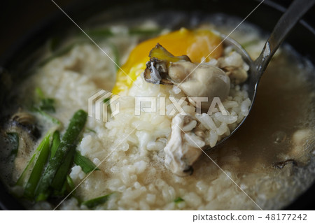 Korean food oyster soup 48177242